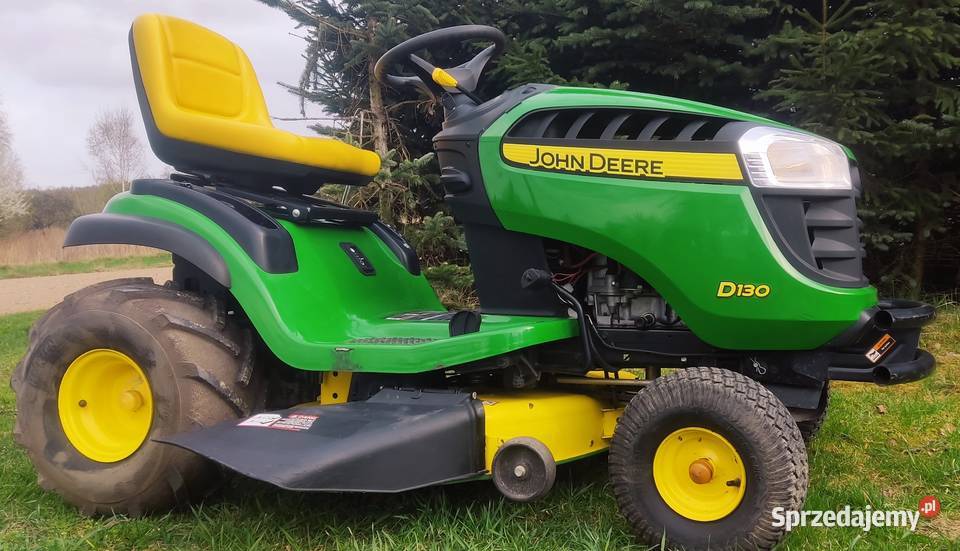Traktorek kosiarka John Deere D 130 22 HP VTwin Będziemyśl