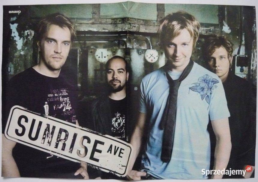 PLAKATY SUNRISE AVE WYPRZEDAŻ ŚWIAT PLAKATÓW Bydgoszcz