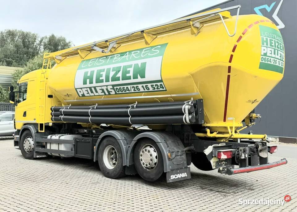 Silos cysterna do pelettu do sruty paszy Scania 12800cm3 mazowieckie Warszawa