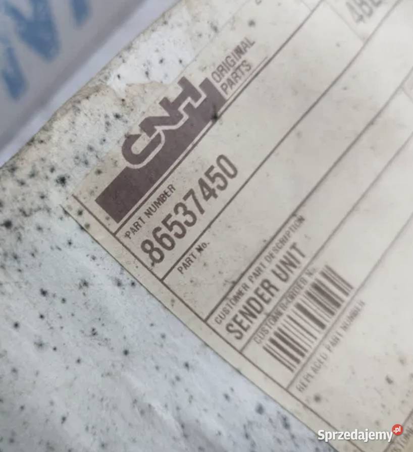 Czujnik poziomu paliwa 86537450 cnh ciagnik łódzkie Łowicz