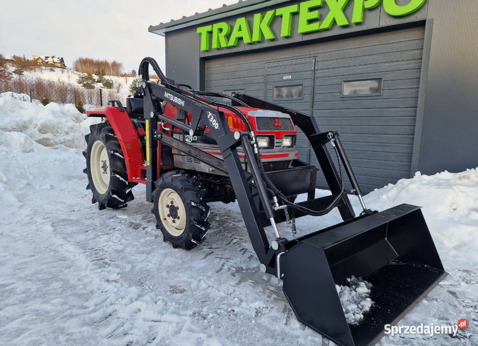 Mistshubishi MT21 ładowacz czołowy mini traktor Lniska