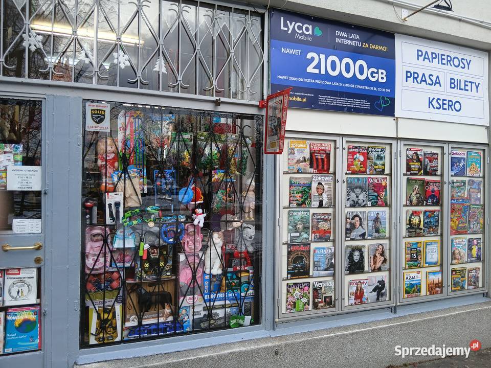 Odstąpię dochodowy kiosksalonik prasowy w Gdańsk