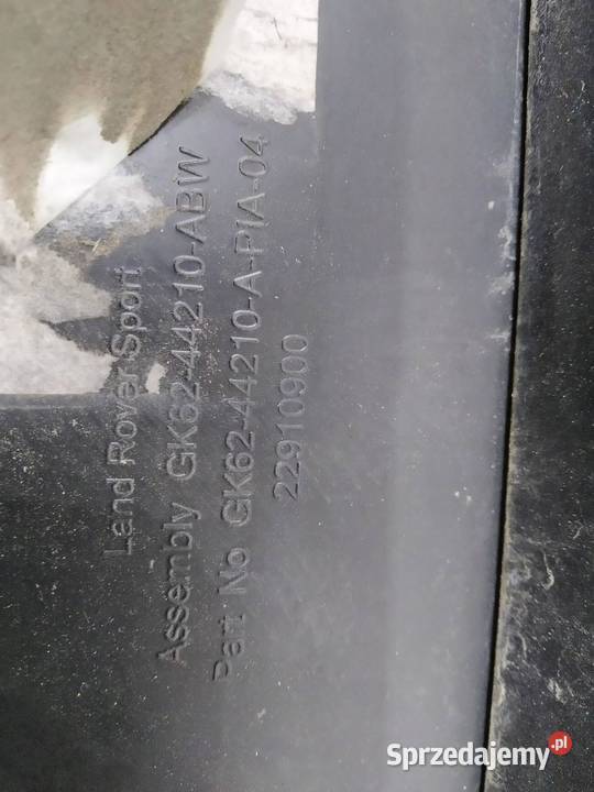 SPOILER LOTKA KLAPY TYŁ CZARNA Land Rover Range Motoryzacja świętokrzyskie