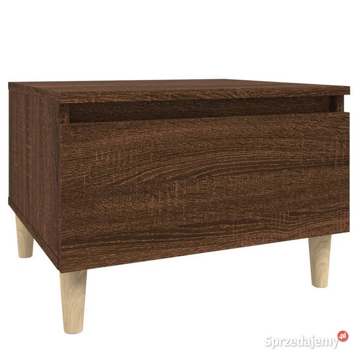 Stolik boczny brązowy dąb 50x46x35 materiał mazowieckie Warszawa