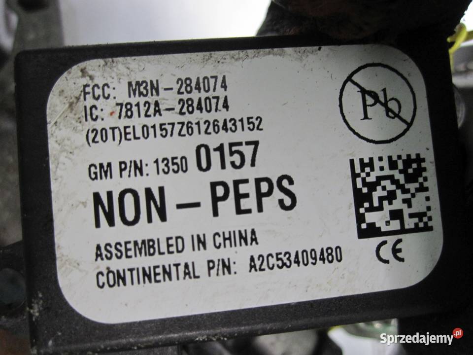 OPEL ZAFIRA C TOURER 15r kolumna kierownicza Rok produkcji 2015 świętokrzyskie Kielce