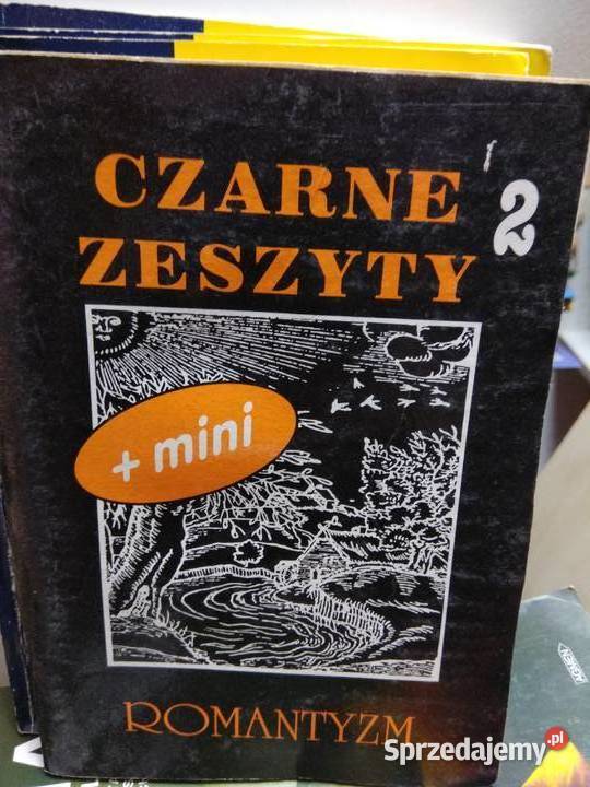 Czarne zeszyty 2 romantyzm outlet używane Warszawa sprzedam