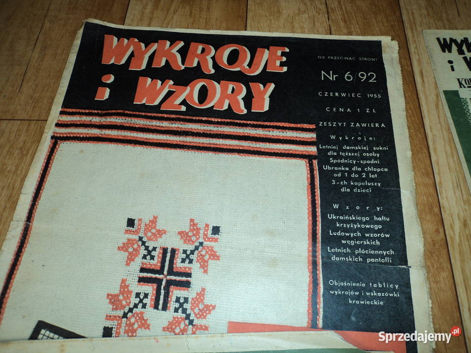 Wykroje i wzory Kobieta i życie 6 sprzedam