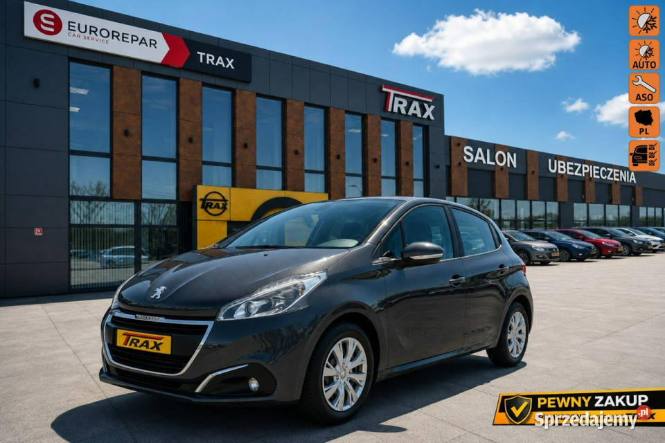 Peugeot 208 Samochód z polskiego salonu niski światła do jazdy dziennej Łódź