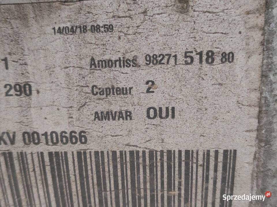 Belka Sanki Wózek Zawieszenie Tył Citroen DS7 Belki zawieszenia Pleszew