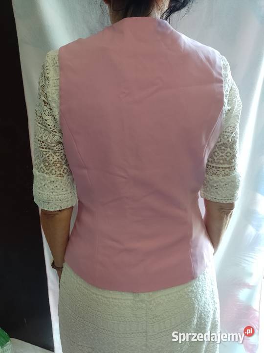 40L Miss Selfridge Różowa kamizelka garniturowa Kraków sprzedam