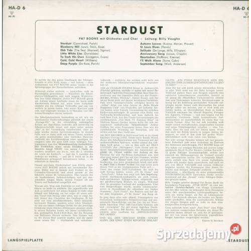 Stardust Pat Boone LP Vinyl sprzedam