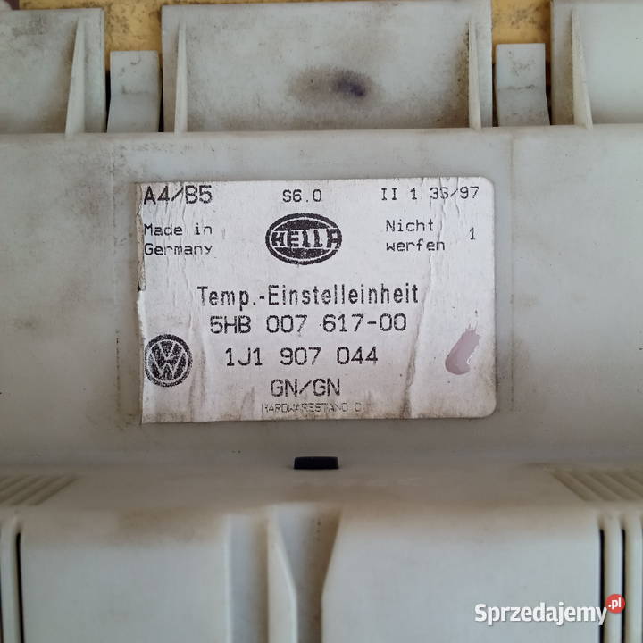 VW Passat B5 Panel nawiewu Climatronic 1J1907044 Wyposażenie wnętrza Dębica