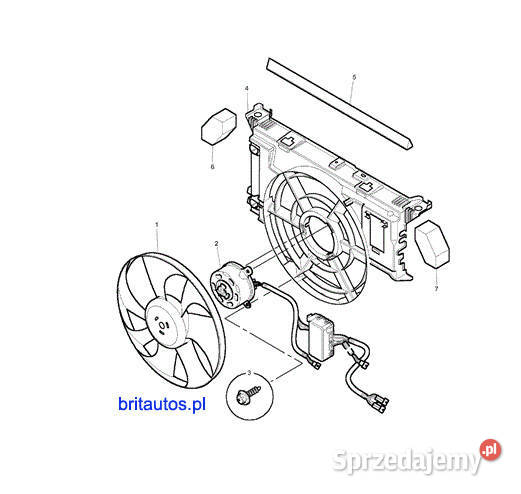 ROVER 75 MG ZT ŚMIGŁO WENTYLATORA PGG100932 Układ chłodzenia Poznań