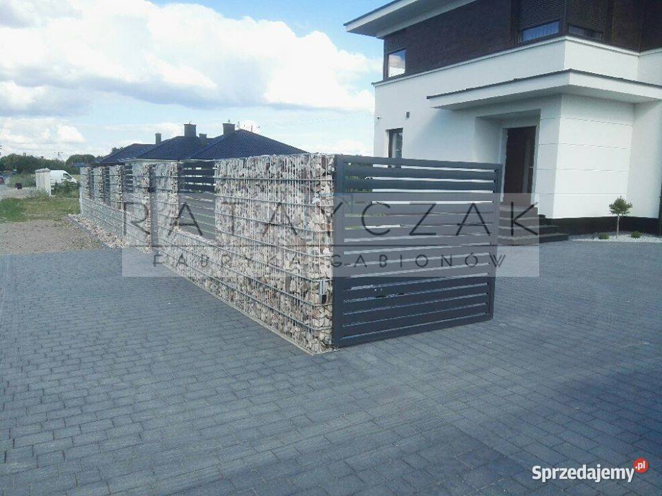 Słupek gabionowy 200x40x40 komplet cynk ogniowy Szczecin