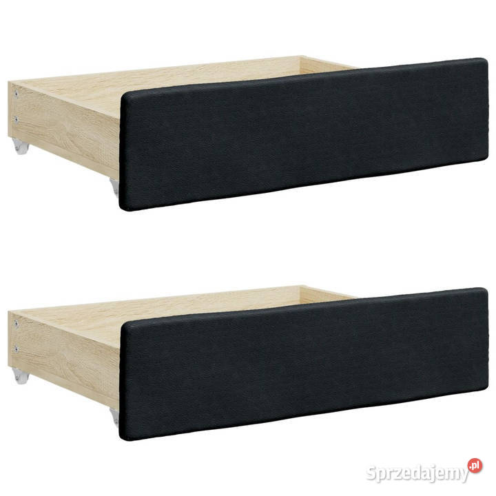 Szuflady pod łóżko 2 czarne WM833922 Warszawa sprzedam