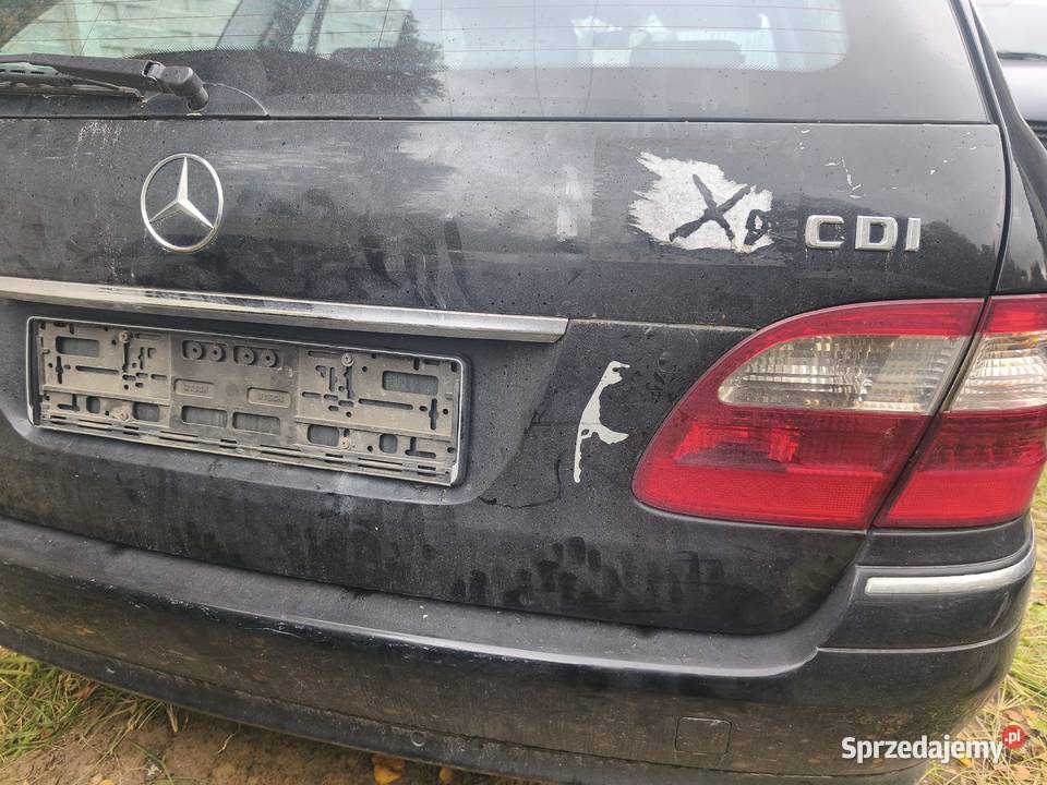 Klapa tylna tył bagażnik szyba Mercedes W211 Klapy bagażnika zachodniopomorskie Kamień Pomorski