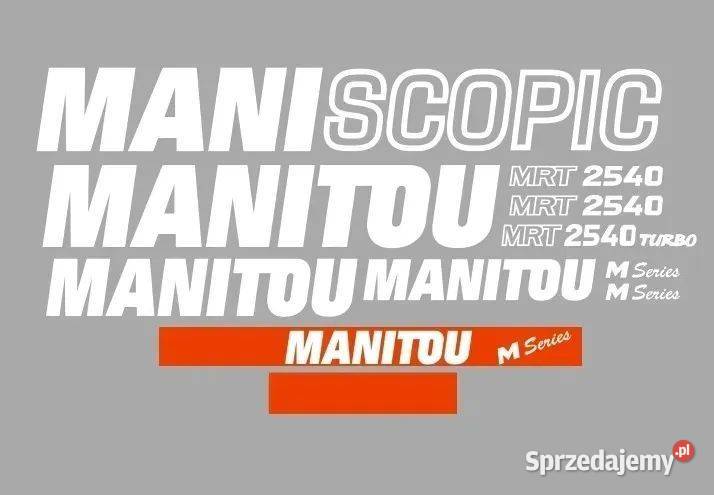 Naklejki oklejenie MANITOU MANISCOPIC MRT 2540 Janików