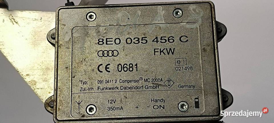 MODUŁ AUDI A8 D3 8E0035456C Lipno sprzedam