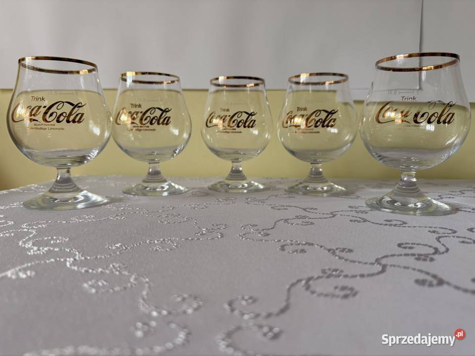 Szklanki CocaCola Retro Złote Lata 70 Zestaw 5 Czerwionka-Leszczyny sprzedam