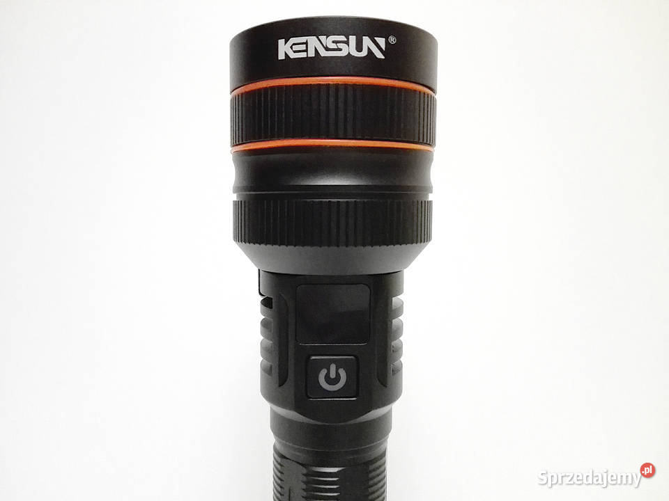 Latarka taktyczna Kensun KS008 Orange z LCD Łódź