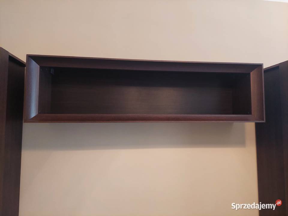 Komplet mebli 8 elementów ciemny orzech Warszawa