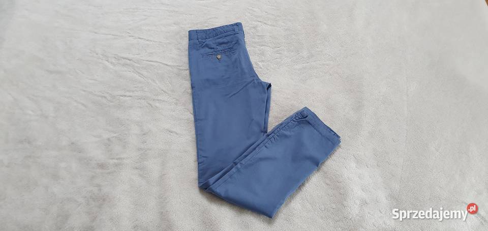 Spodnie niebieskie firmy US Polo Assn 1415 lat Rozmiar uniwersalny Bibice