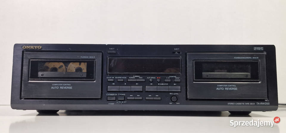 Onkyo TA RW 255 TARW255 magnetofon casette deck Międzychód sprzedam