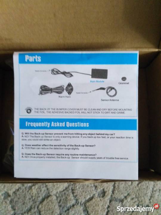 Elektromagnetyczny czujnik parkowania