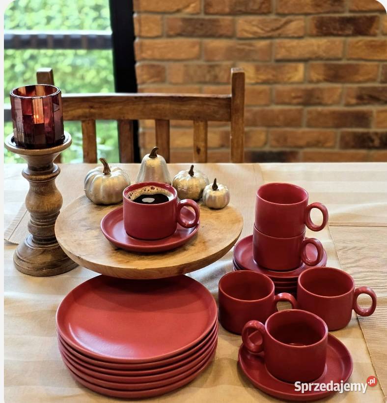 139 Zestaw kawowyśniadaniowy 18 elementów Zabrze sprzedam