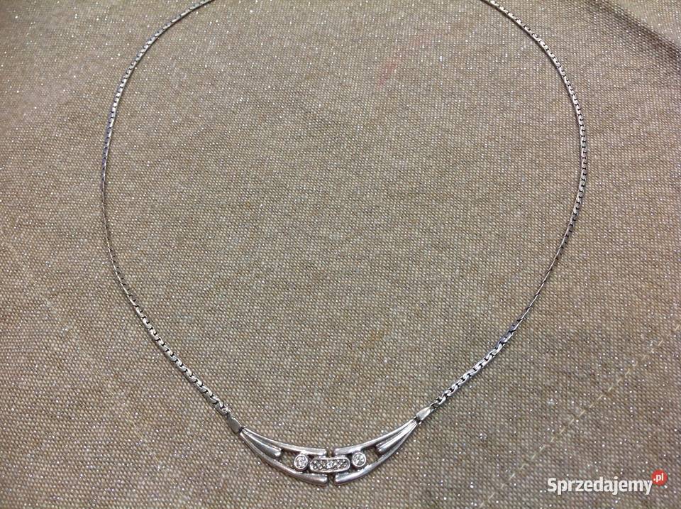 Srebry Naszyjnik Choker Srebro próba 925 Nowa Sól