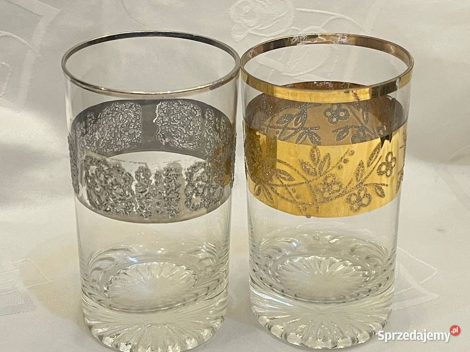 Zestaw 7 kryształowych szklanek Kraków