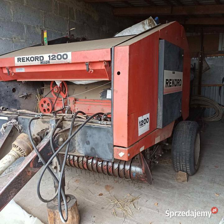 Prasa rolująca Carraro 1200 Rekord do słomy nieuszkodzony Maszyny rolnicze lubelskie Łuków