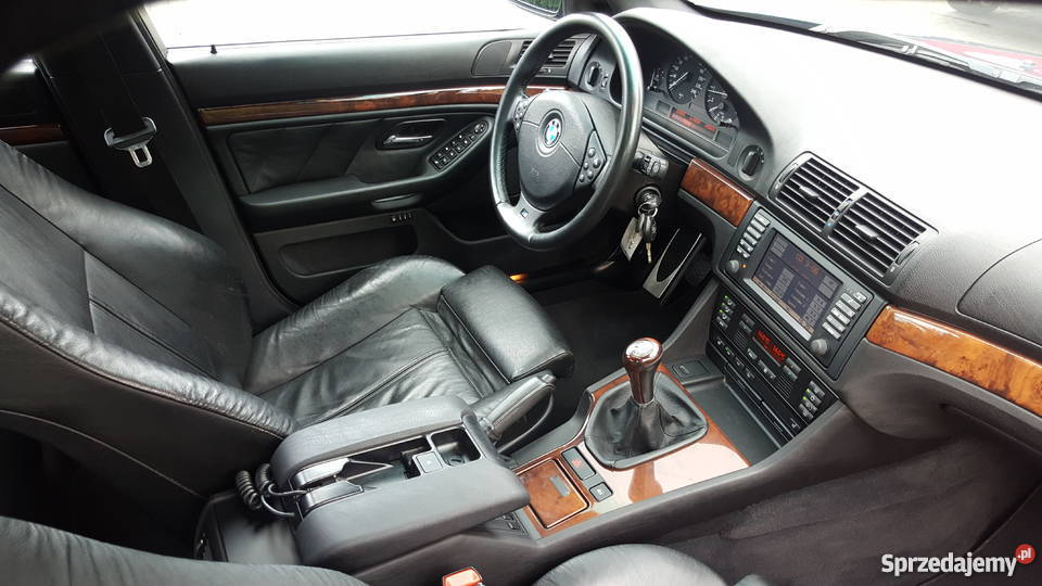 BMW e39 530d Lift M Pakiet Manual Topasblau DSP Seria 5 Augustów