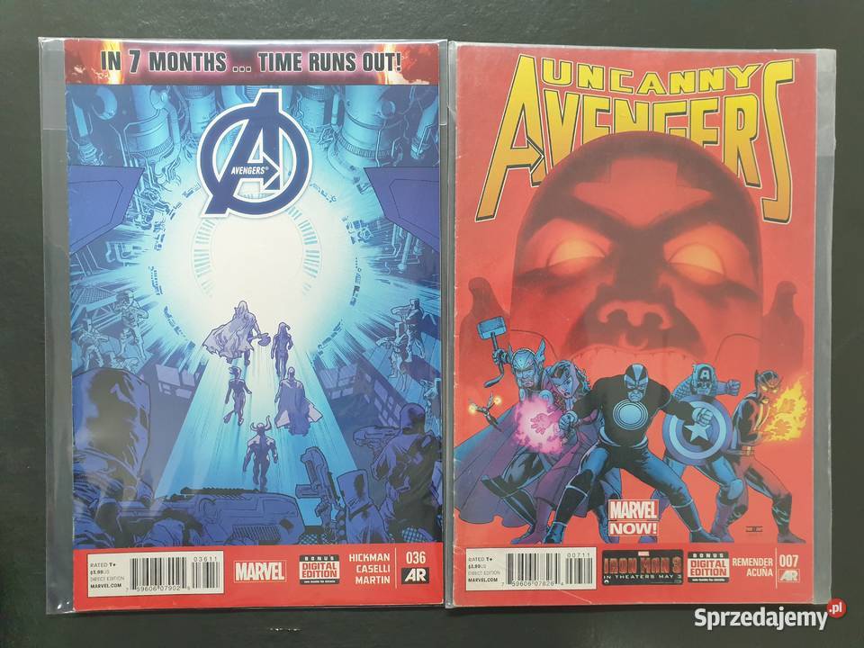 The Avengers zestaw 13 oryginalnych komiksów Gdynia