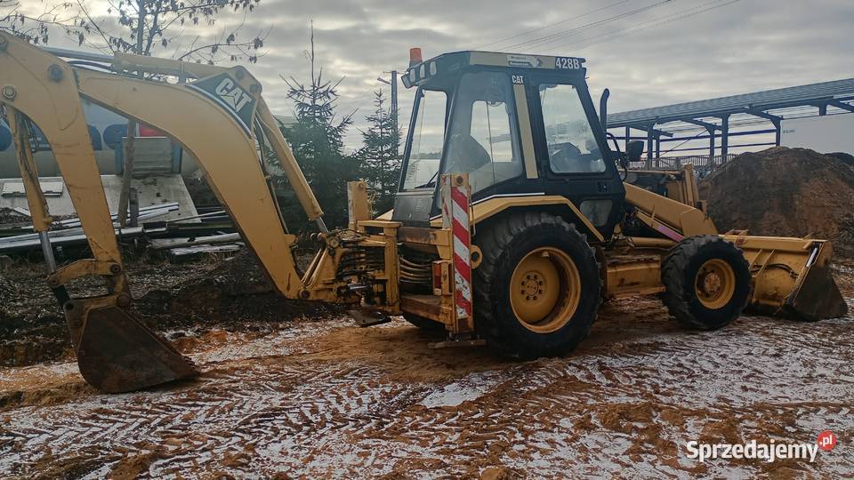 Koparko ładowarka cat 428b ładny Wieluń sprzedam