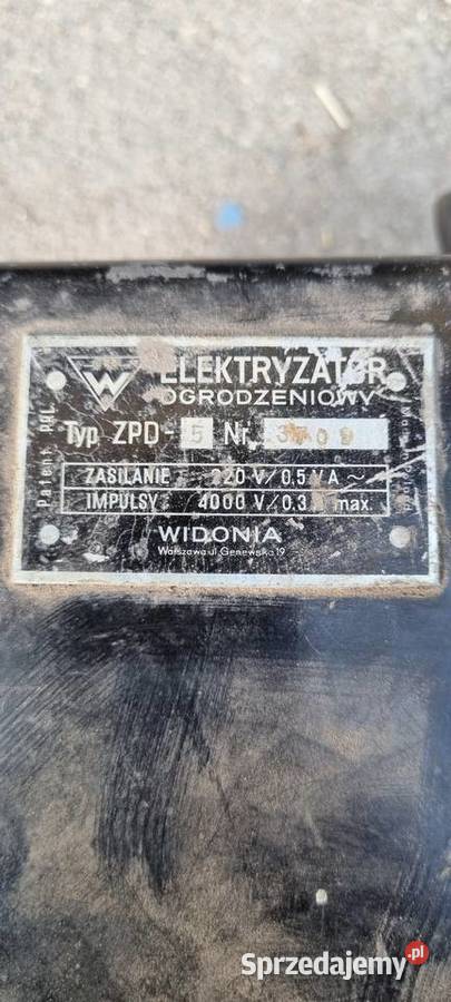 Elektryzator PRL ogrodzeniowy bydła z lat 60 Zambrów