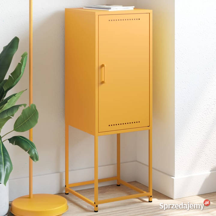 Szafka musztardowa 36x39x107 stalowa WM846533 Pozostałe