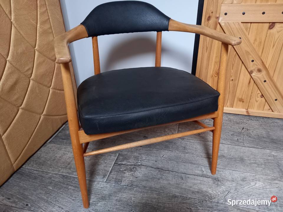 Stary fotel gabinetowy vintage Rawicz sprzedam