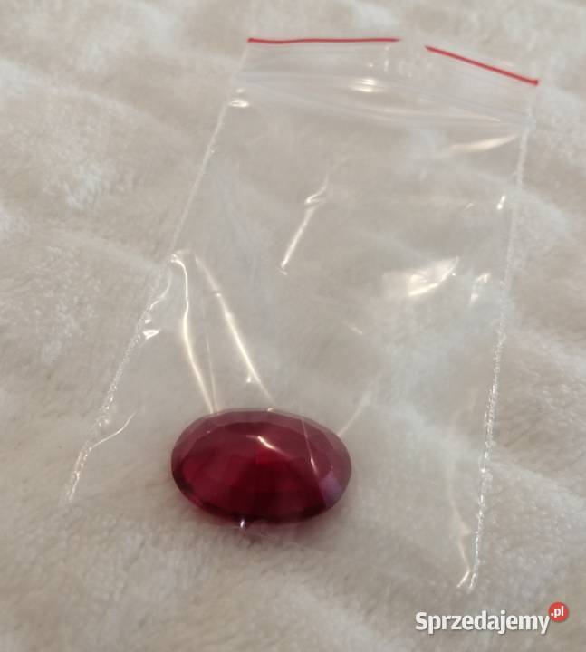 Kamień ozdobny fasetowany 13x18 czerwony Czeladź