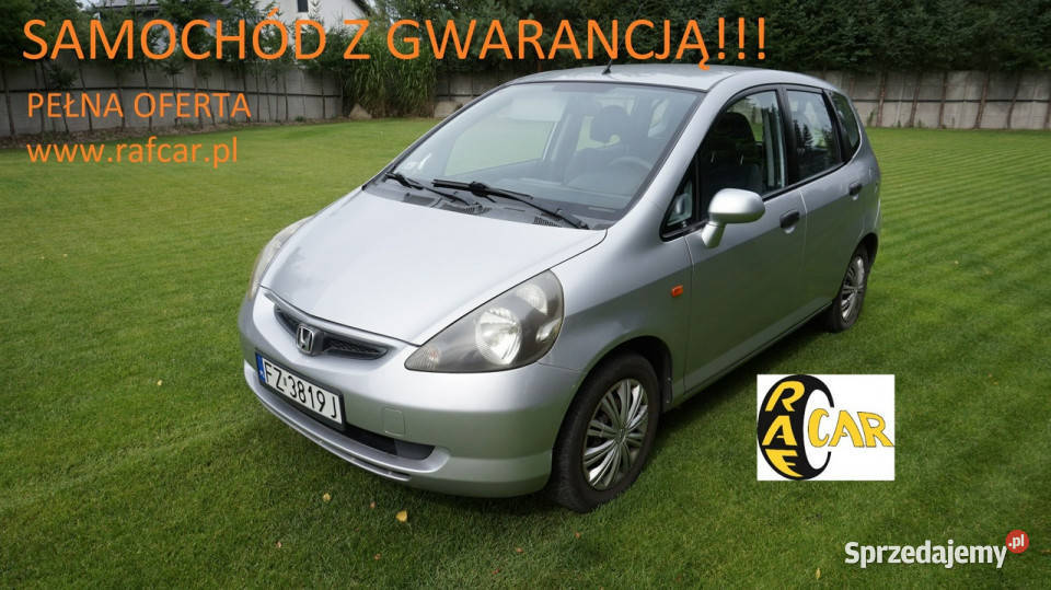 Honda Jazz zarejestrowany ubezpieczony Gwarancja 210200km Zielona Góra