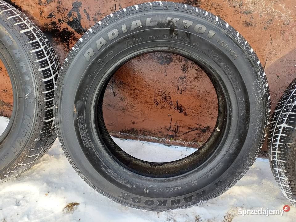 Sprzedam opony letnie komplet 4 13580 R 13 TANIO lato Wejsce