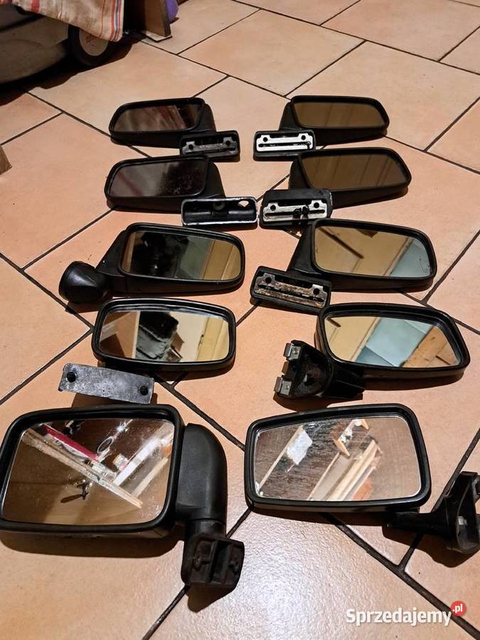 Lusterka zewnętrzne wewnętrzne chrom osobowe wielkopolskie