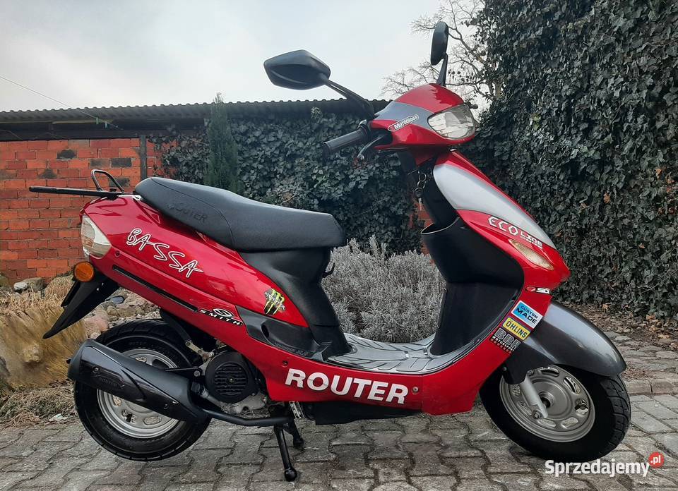 Zadbany skuter Router Bassa 50 4t 2011r 3736 60h wielkopolskie Tuczno