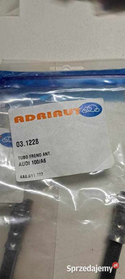 Przewód hamulcowy elastyczny 4A0611707 AUDI 100