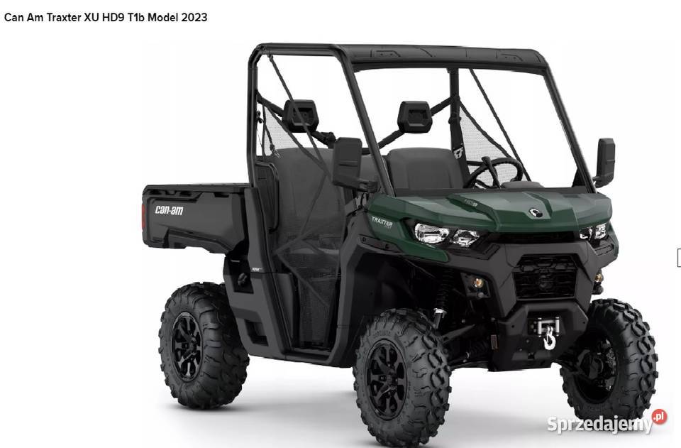 Utv CanAm Traxter XU T HD9 Tundra Green 2023 Motocykle, skutery, quady małopolskie Nowy Sącz