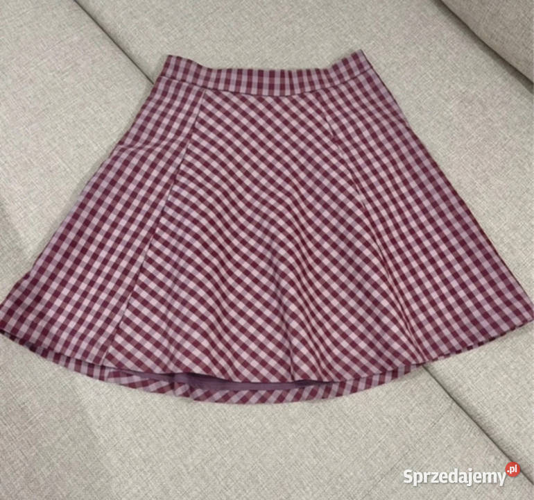 Różowoczerwona rozkloszowana do tenisa spódnica Łódź