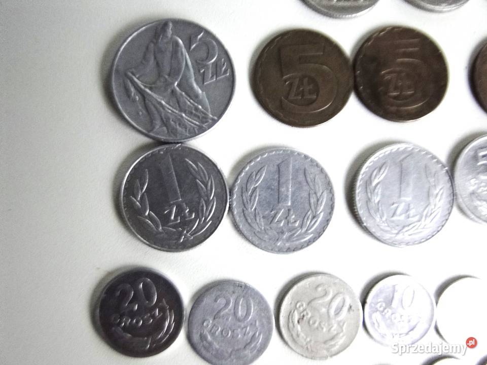 Zestaw 37 monet z PLRu w tym Żniwiarka z 1974r sprzedam