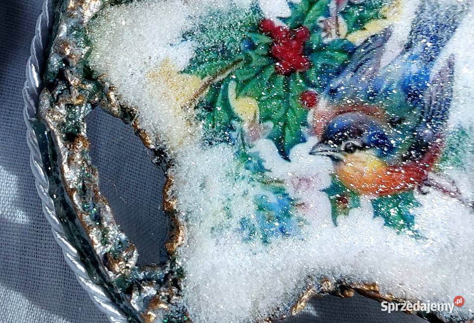 Ozdoba świąteczna wisząca rękodzieło Kraków