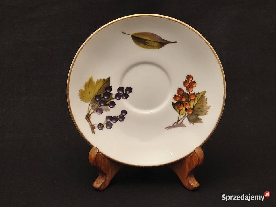 Zestaw kawowy angielski Royal Worcester Evesham Chełm