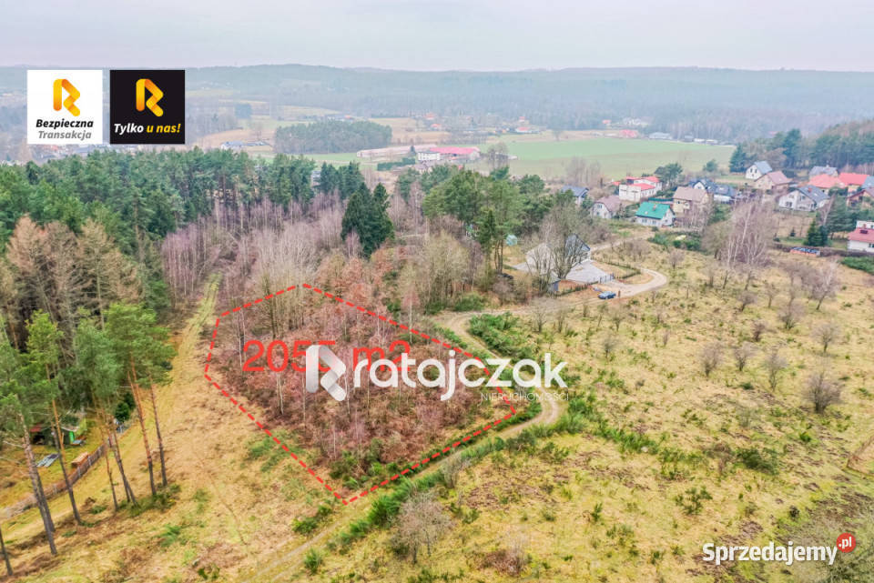Grunt 2055m2 Zbychowo Żwirowa sprzedam